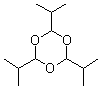 CAS # 7580-12-3, 2,4,6-Triisopropyl-1,3,5-trioxane, 2,4,6-Triisopropyltrioxane, 2,4,6-Tris(1-methylethyl)-1,3,5-trioxane, NSC 67871, Sunsubly, Sunsubly B, Triisopropyl-s-trioxane