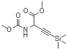 structure of CAS# 75806-14-3, N-(1-(甲氧羰基)-3-(三甲基硅烷基)-2-丙炔基)氨基甲酸甲酯
