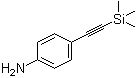 structure of CAS# 75867-39-9, 4-[(三甲基硅烷基)乙炔基]苯胺