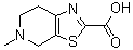 structure of CAS# 758685-72-2, 4,5,6,7-Tetrahydro-5-methylthiazolo[5,4-c]pyridine-2-carboxylic acid