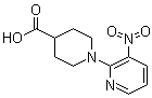 structure of CAS# 758720-54-6, 1-(3-硝基-2-吡啶基)-4-哌啶甲酸