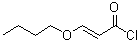 3-丁氧基-2-丙烯酰氯分子结构 (CAS 75945-53-8)