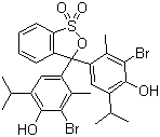 CAS 登录号：76-59-5, 溴百里酚蓝, 溴百里香酚蓝, 溴麝香草酚蓝, 3',3''-二溴百里香酚蓝, 3',3''-二溴麝香草酚磺酰酞