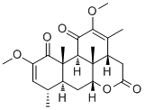structure of CAS# 76-78-8, 苦木素