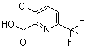 CAS 登录号：760147-01-1, 3-氯-6-(三氟甲基)-2-吡啶羧酸