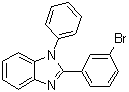 structure of CAS# 760212-40-6, 2-(3-Bromophenyl)-1-phenyl-1H-benzimidazole