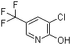 structure of CAS# 76041-71-9, 3-Chloro-2-hydroxy-5-(trifluoromethyl)pyridine