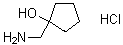 structure of CAS# 76066-27-8, 1-(氨基甲基)环戊醇盐酸盐