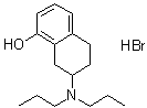 structure of CAS# 76135-31-4, 2-二丙基氨基-8-羟基-1,2,3,4-四氢萘氢溴酸盐