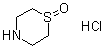 1-Oxothiomorpholine hydrochloride molecular structure (CAS 76176-87-9)