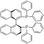 structure of CAS# 76189-56-5, S-(-)-1,1'-联萘-2,2'-双二苯膦
