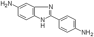 structure of CAS# 7621-86-5, 2-(4-氨基苯基)-5-氨基苯并咪唑