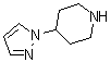 structure of CAS# 762240-09-5, 4-(1H-Pyrazol-1-yl)piperidine