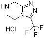 structure of CAS# 762240-92-6, 3-(Trifluoromethyl)-5,6,7,8-tetrahydro-[1,2,4]triazolo[4,3-a]pyrazine hydrochloride