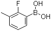 structure of CAS# 762287-58-1, 2-氟-3-甲基苯硼酸