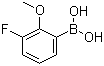 CAS 登录号：762287-59-2, 3-氟-2-甲氧基苯硼酸
