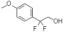 structure of CAS# 762292-75-1, beta,beta-二氟-4-甲氧基苯乙醇