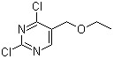 structure of CAS# 7627-39-6, 2,4-二氯-5-(乙氧基甲基)嘧啶