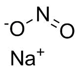 亚硝酸钠分子结构 (CAS 7632-00-0)