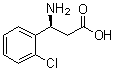 structure of CAS# 763922-37-8, (S)-3-氨基-3-(2-氯苯基)丙酸