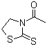 structure of CAS# 76397-53-0, 3-乙酰基-1,3-噻唑烷-2-硫酮
