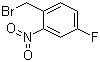 structure of CAS# 76437-44-0, 2-Bromomethyl-5-fluoronitrobenzene