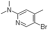 structure of CAS# 764651-68-5, 5-溴-N,N,4-三甲基-2-吡啶胺
