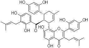 structure of CAS# 76472-87-2, 桑白皮素 A