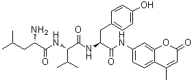 CAS 登录号：76524-85-1, L-亮氨酰-L-缬氨酰-N-(4-甲基-2-氧代-2H-1-苯并吡喃-7-基)-L-酪氨酰胺