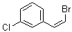 CAS # 76557-95-4, (Z)-1-(2-Bromoethenyl)-3-chlorobenzene