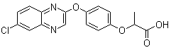 structure of CAS# 76578-12-6, 喹禾灵