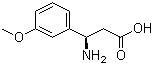 structure of CAS# 765895-65-6, (R)-3-氨基-3-(3-甲氧基苯基)丙酸
