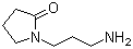 1-(3-氨基丙基)-2-吡咯烷酮分子结构 (CAS 7663-77-6)