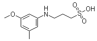 CAS # 766502-50-5, 3-[(3-Methoxy-5-methylphenyl)amino]-1-propanesulfonic acid, HMMPS