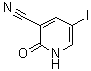 structure of CAS# 766515-33-7, 1,2-Dihydro-5-iodo-2-oxo-3-pyridinecarbonitrile