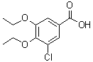 structure of CAS# 766523-19-7, 3-氯-4,5-二乙氧基苯甲酸