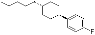 structure of CAS# 76802-61-4, 反式-4'-戊基环己基-4-氟苯