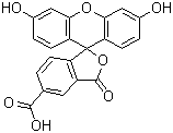 structure of CAS# 76823-03-5, 5-Carboxyfluorescein