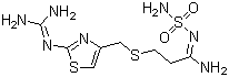 structure of CAS# 76824-35-6, 法莫替丁