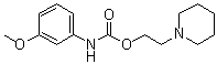 CAS 登录号：76875-81-5, (3-甲氧基苯基)氨基甲酸 2-(1-哌啶基)乙基酯