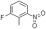 2-氟-6-硝基甲苯分子结构 (CAS 769-10-8)