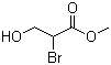 Methyl 2-bromo-3-hydroxypropionate molecular structure (CAS 7691-28-3)