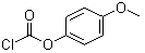 structure of CAS# 7693-41-6, 4-甲氧基苯基氯甲酸酯