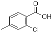 2-Chloro-4-methylbenzoic acid molecular structure (CAS 7697-25-8)
