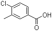CAS 登录号：7697-29-2, 4-氯-3-甲基苯甲酸