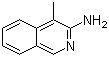structure of CAS# 7697-66-7, 4-甲基异喹啉-3-胺