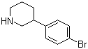 structure of CAS# 769944-72-1, 3-(4-溴苯基)哌啶
