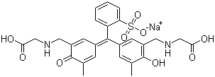CAS # 77031-64-2, Glycine Cresol Red, Sodium 3',3''-bis(N-[carboxymethyl]aminomethyl)-o-cresolsulfonphthalein