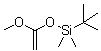 structure of CAS# 77086-38-5, 叔丁基[(1-甲氧基乙烯基)氧基]二甲基硅烷