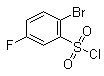 structure of CAS# 771-67-5, 2-溴-5-氟苯磺酰氯